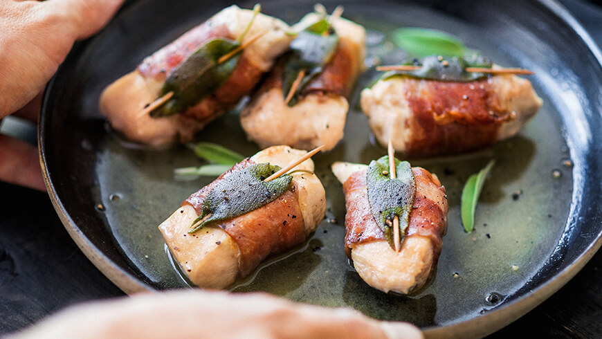 Saltimbocca Huhn Hofstädter